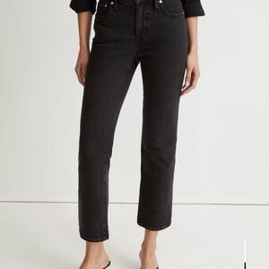 Madewell Kick Out Crop Jeans in Starky Wash